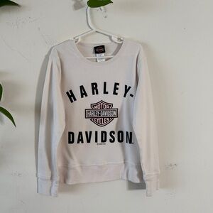 Harley-Davidson  Kids White Long Sleeve T-Shirt